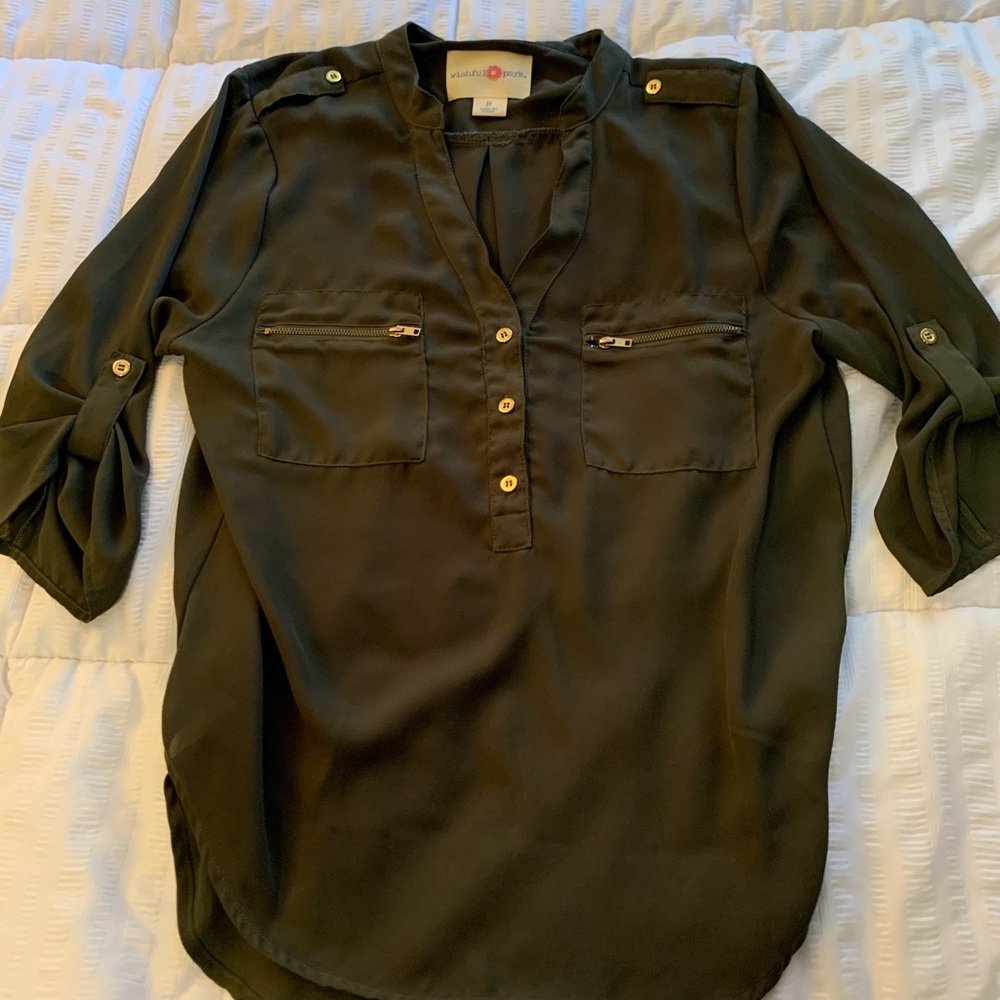 Cute three quarter sleeve top